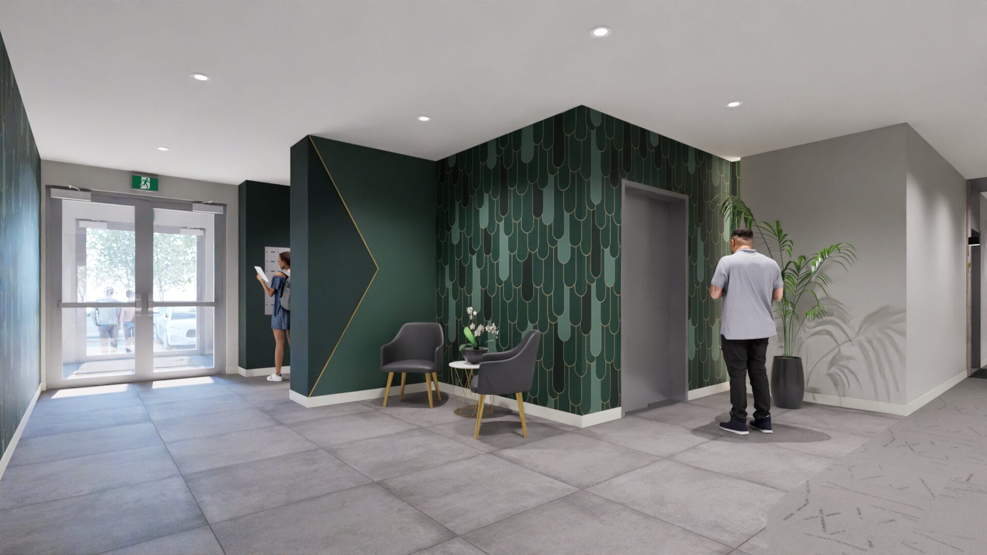 Complexe Fraser lobby